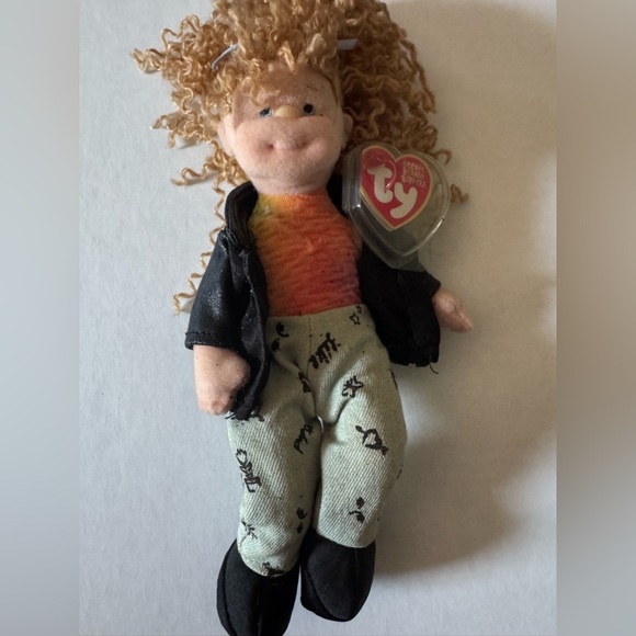 Ty Other - Vintage Ty Doll with Curly Hair and Tie-Dye Shirt